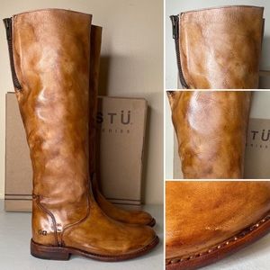 NWT BED|STU Tess Windsor Tan Glaze Riding Boots Size 8.5